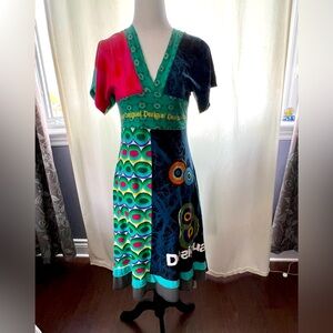 DESIGUAL MULTI COLOUR DRESS